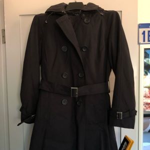 Brand new black trench coat